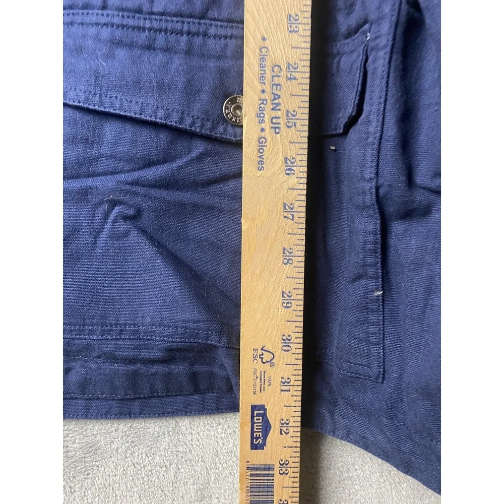 High Sierra Men's XL Jacket Blue Button-Up Made in India